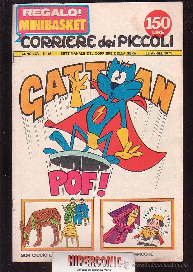 C&oacute;mics: CORRIERE DEI PICCOLI N&ordm; 16 ( COMICS EN ITALIANO ) A&Ntilde;O 1973