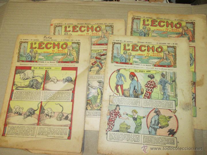 C&oacute;mics: 4 NUMEROS TEBEO DE FRANCIA L'ECHO 1922 -N&ordm; 631 - 632 - 633 - 634 - LEER RESTO info