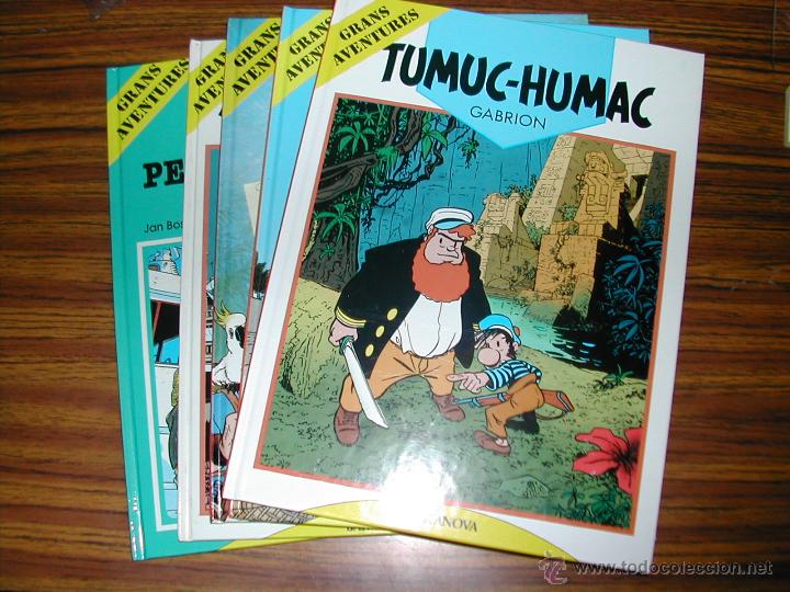 C&oacute;mics: GRANS AVENTURES. BARCANOVA. N&ordm; 1,2,3,4,5. ED CATAL&Aacute;N. A&Ntilde;O 1991. C9370.