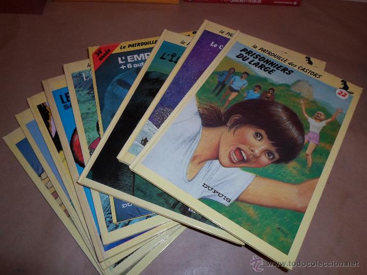 Comics : Le patrouille des Castors, Cartone, tomos 1.2.4.18.9.22.10.24.9.23. Dupuis. 75 euros cada ejemplar