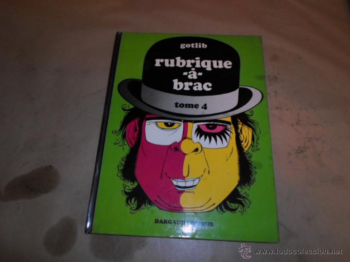 C&oacute;mics: Gotlib, Rubrique a Brac, tome 4. Dargaud - Foto 1