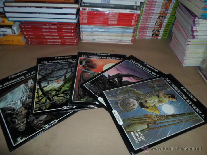 Comics : F.Boureon, Les passgers du vent. Tomes 1.2.3.4.y 5