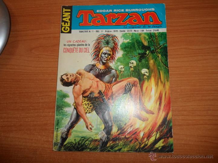 C&oacute;mics: TARZAN GEANT  N&ordm; 11 SAGEDITION 1972 FRANCIA EN FRANCES - Foto 1