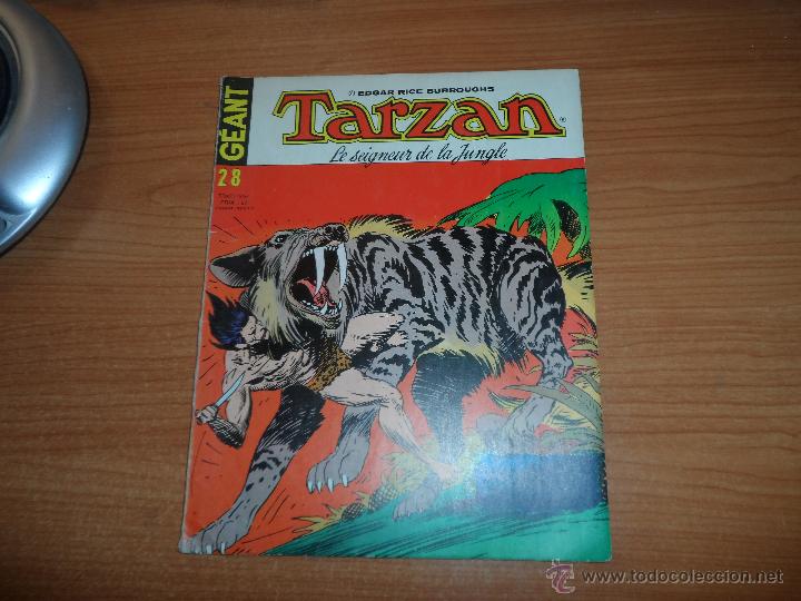 C&oacute;mics: TARZAN GEANT  N&ordm; 28  SAGEDITION 1975 FRANCIA EN FRANCES - Foto 1