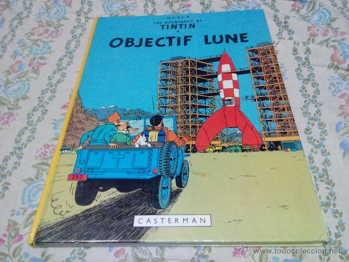 LES AVENTURES DE TINTIN:OBJECTIF LUNE by HERGE:: (1953) Comic
