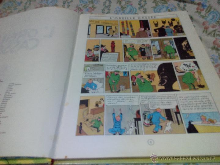 C&oacute;mics: tintin l&acute;oreille cas&eacute;e herg&eacute; 1984. frances - Foto 4