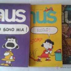 Cómics: 3 COMICS LINUS. EN ITALIANO. DOONESBURY, POPEYE, CORTO MALTESE, GIRIGHIZ,PEANUTS, ...