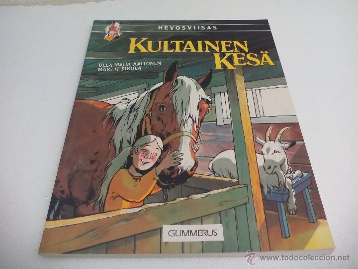 Comics : Kultainen Kes&auml;. Ulla-Maija AAltonen, martti Sirola.  Hevosviisas. Gummerus 1988 en finlandes Comic