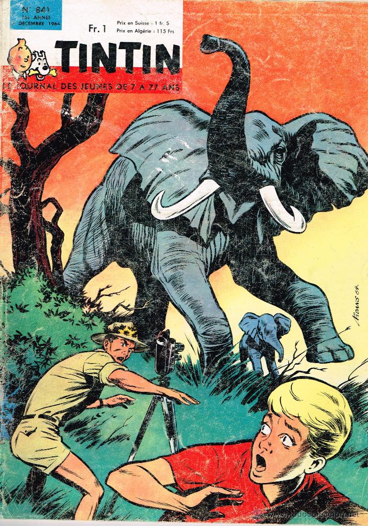 Comics : Revista Tintin original en franc&eacute;s, n&ordm; 841