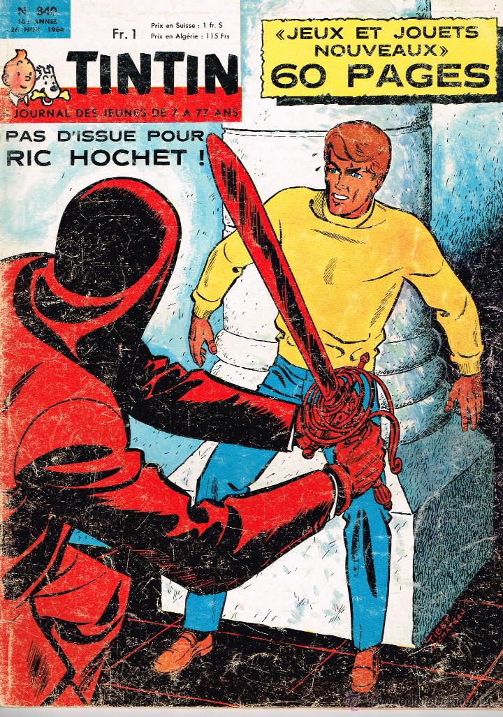 Comics : Revista Tintin original en franc&eacute;s, n&ordm; 840