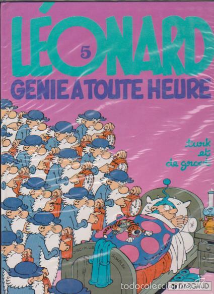 C&oacute;mics: L&Eacute;ONARD - N&ordm; 5 - GENIE A TOUTE HEURE - DRAGAUD 1994 - EN FRANC&Eacute;S