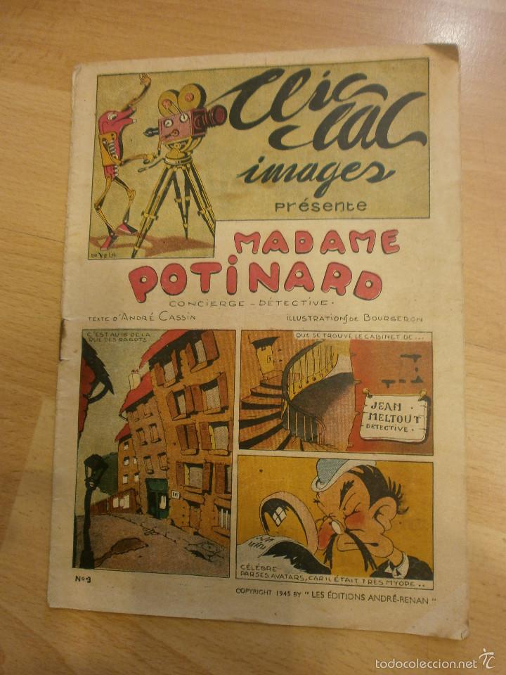 Comics: CLIC CLAC IMAGES n&ordm; 3. MADAME POTINARD. FRANC&Eacute;S