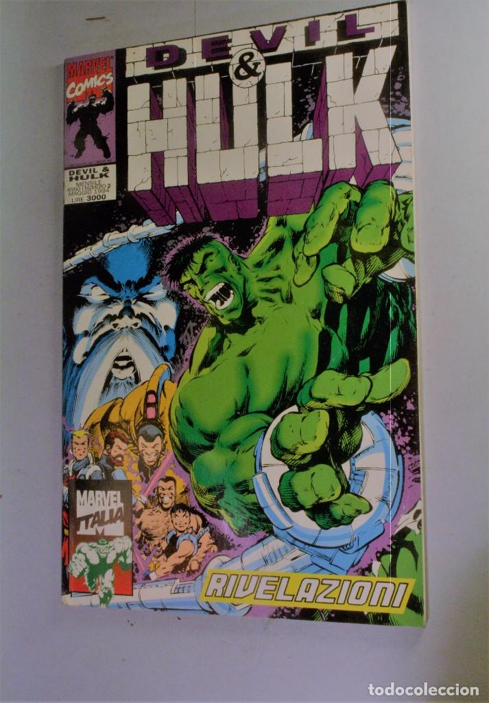 C&oacute;mics: Comic Marvel Devil y Hulk. 1994. En italiano - Foto 1