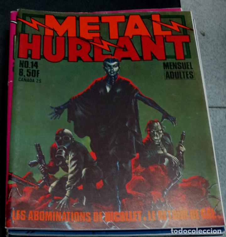 Comics: METAL HURLANT N&ordm; 14 A&Ntilde;O 1977 LES ABOMINATIONS DE NICOLLET, LE RETOUR DE GAL EN FRANC&Eacute;S
