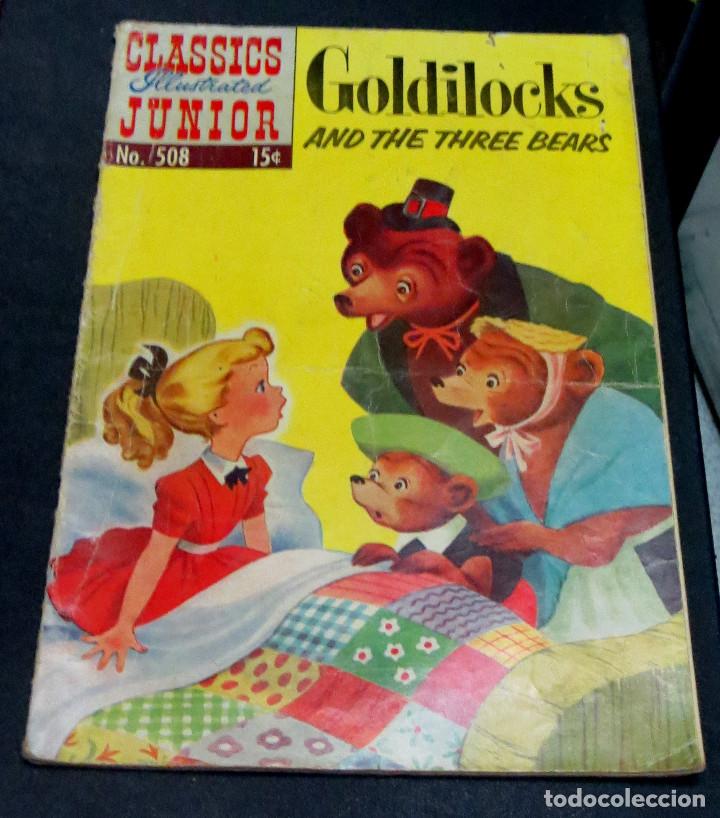Comics: GOLDILOCKS AND THE THREE BEARS CLASSICS ILLUSTRATED JUNIOR N&ordm; 508 MAYO 1954 EN INGL&Eacute;S