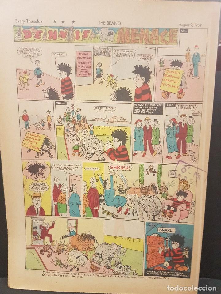 C&oacute;mics: THE BEANO, N&ordm; 1412 AUGUST 9TH 1969 - Foto 2