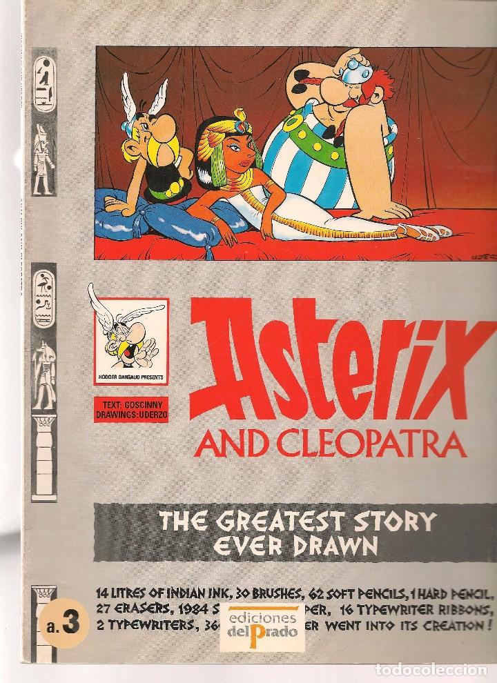 C&oacute;mics: ASTERIX AN CLEOPATRA. ENGLIS EDITI&Oacute;N. EDICIONES DEL PRADO. (C/A58) - Foto 1