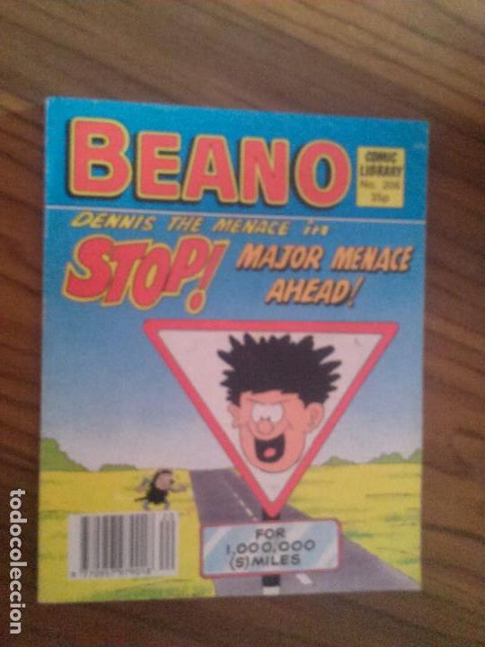 Comics: BEANO 206. EN INGL&Eacute;S. R&Uacute;STICA. 68 P&Aacute;GINAS BLANCO Y NEGRO. EN INGL&Eacute;S. BUEN ESTADO. DIFICIL. E2 2