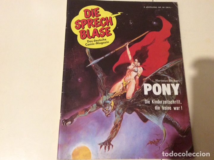 C&oacute;mics: DIE SPRECHBLASE N&ordm; 59 COMIC EN ALEMAN A&Ntilde;O 1984 - Foto 1