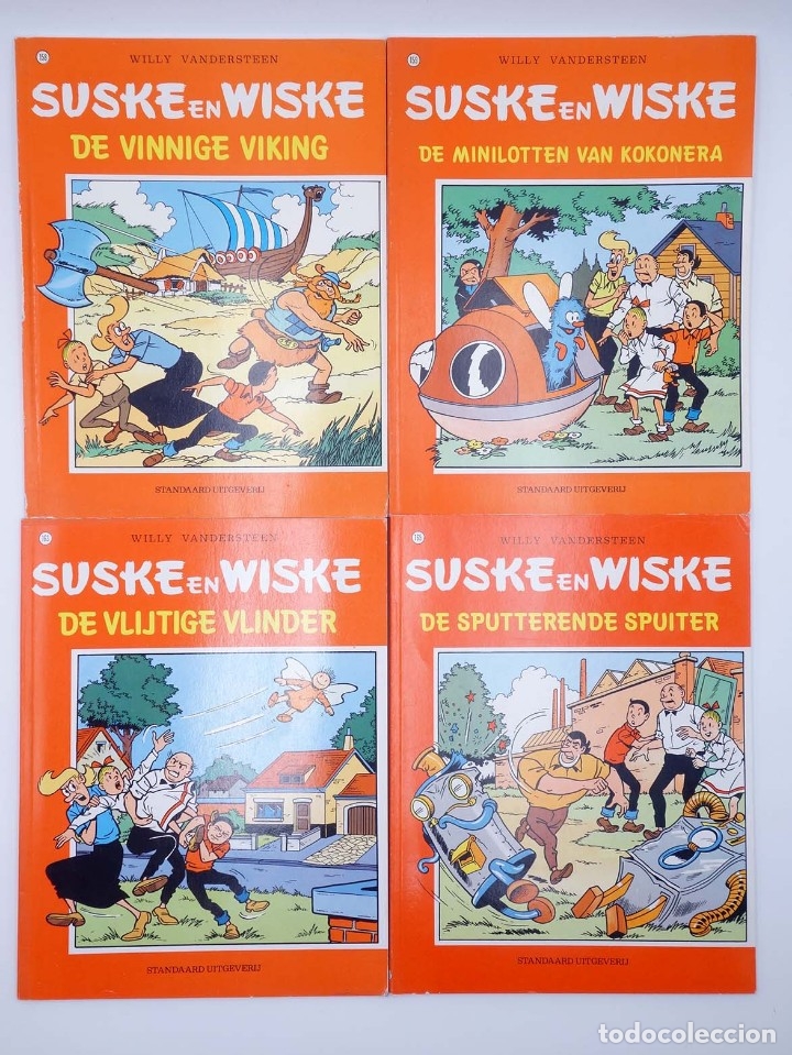 Cómics: SUSKE EN WISKE. GRAN LOTE DE 69 DIFERENTES (Willy Vandersteen) 1996. LÍNEA CLARA. EN BELGA - Foto 10 - 113595022