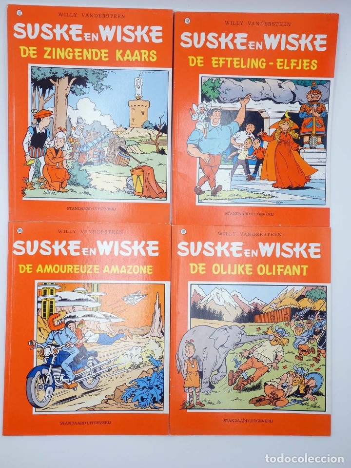Cómics: SUSKE EN WISKE. GRAN LOTE DE 69 DIFERENTES (Willy Vandersteen) 1996. LÍNEA CLARA. EN BELGA - Foto 11 - 113595022
