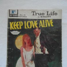 Cómics: COMIC KEEP LOVE ALIVE. Nº 649. IPC MAGAZINES 1969. TRUE LIFE LIBRARY. ALL IN PICTURES. 56 P. DEBIBL. Lote 147624906