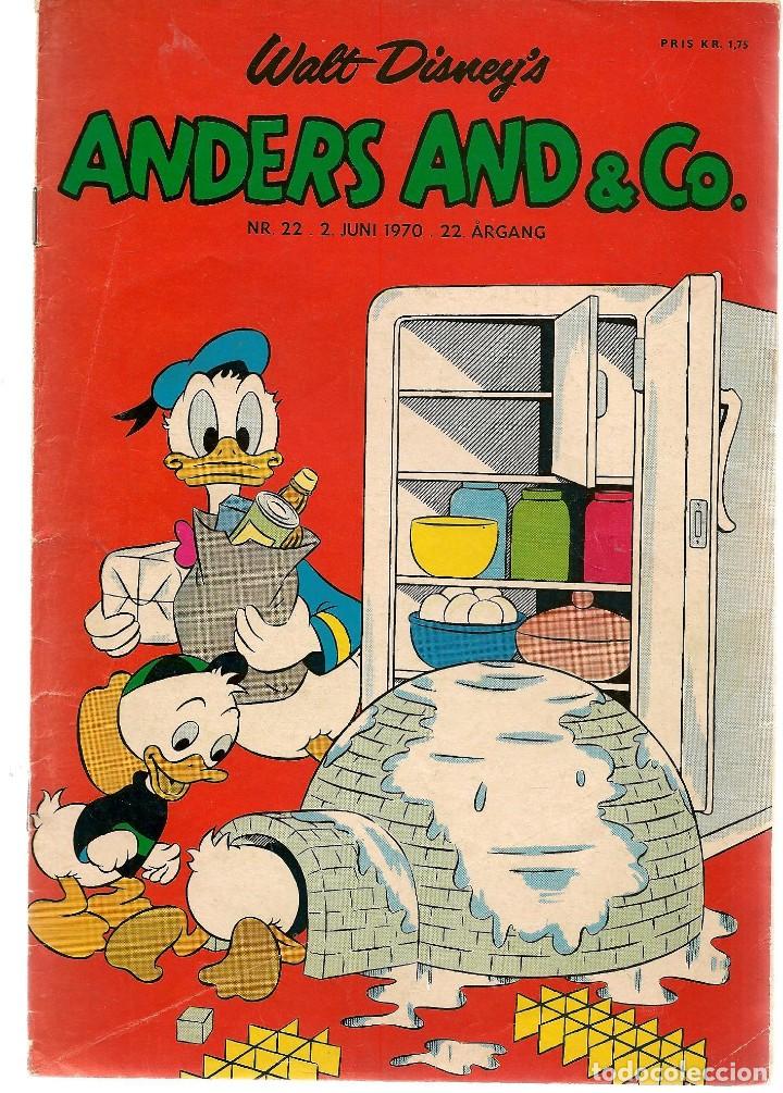 C&oacute;mics: ANDERS AND & CO. N&ordm; 22. 2 JUNI 1970. DAN&Eacute;S. (B/A11) - Foto 1