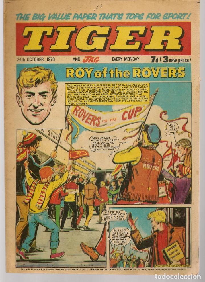 C&oacute;mics: TIGER. 24 OCTOBER 1970. INGL&Eacute;S. (ST/A1) - Foto 1