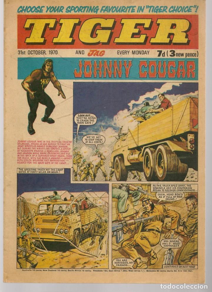 C&oacute;mics: TIGER.  OCTOBER 1970. INGL&Eacute;S. (ST/A1) - Foto 1