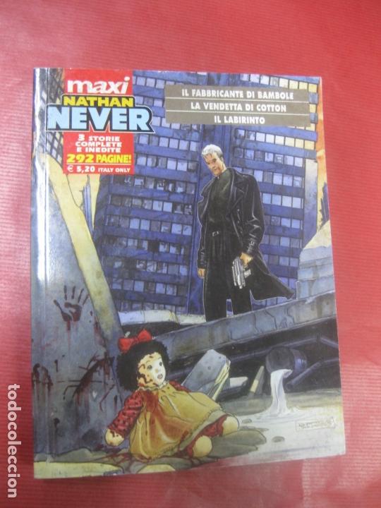 C&oacute;mics: MAXI NATHAN NEVER N&ordm; 1. 3 STORIE COMPLETE E INEDITE. BONELLI EDITORE 2004 - Foto 1