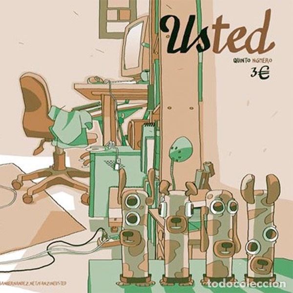 C&oacute;mics: Fanzine USTED #5 . comic comix esteban hernandez david ruiz set - Foto 1