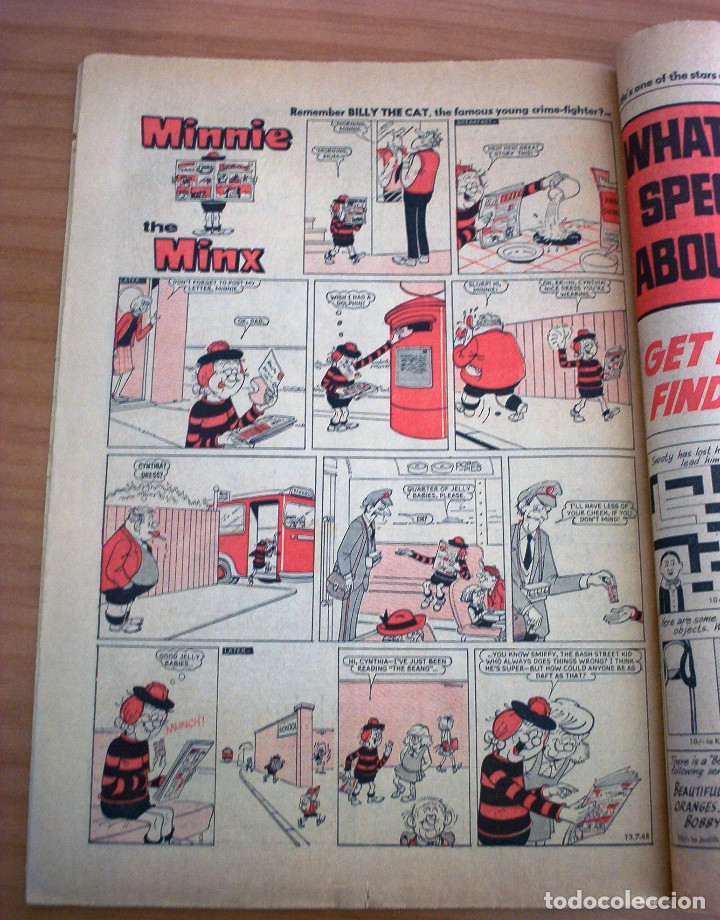 C&oacute;mics: THE BEANO - No. 1356 - A&Ntilde;O 1968 - Foto 7