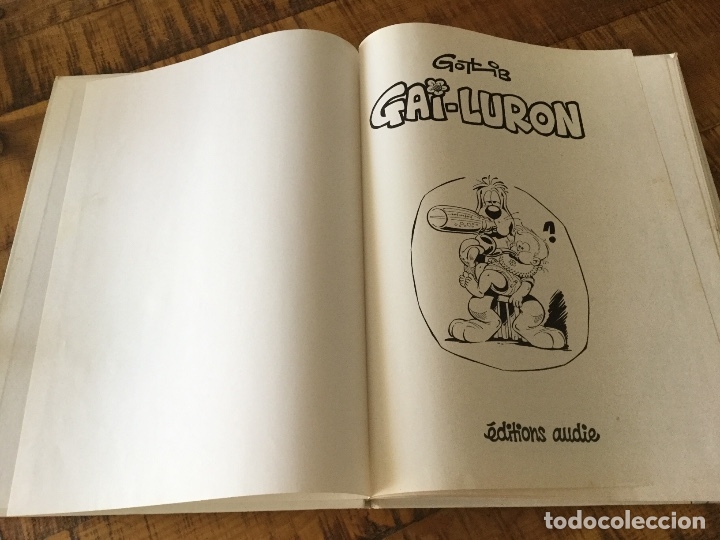 C&oacute;mics: GAI-LURON, GOTLIB. SHELL 1994 COMIC TAPA DURA EN FRANCES - Foto 3