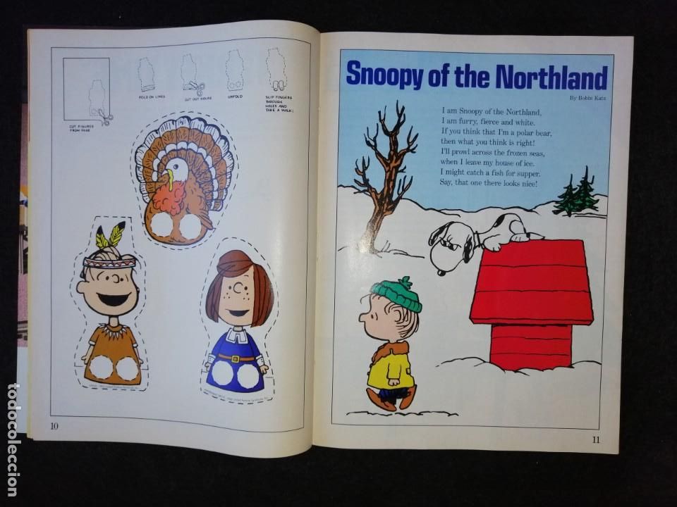C&oacute;mics: SNOOPY MAGAZINE - WINTER 1990 - INCLUDES POSTER - EN INGL&Eacute;S - Foto 5