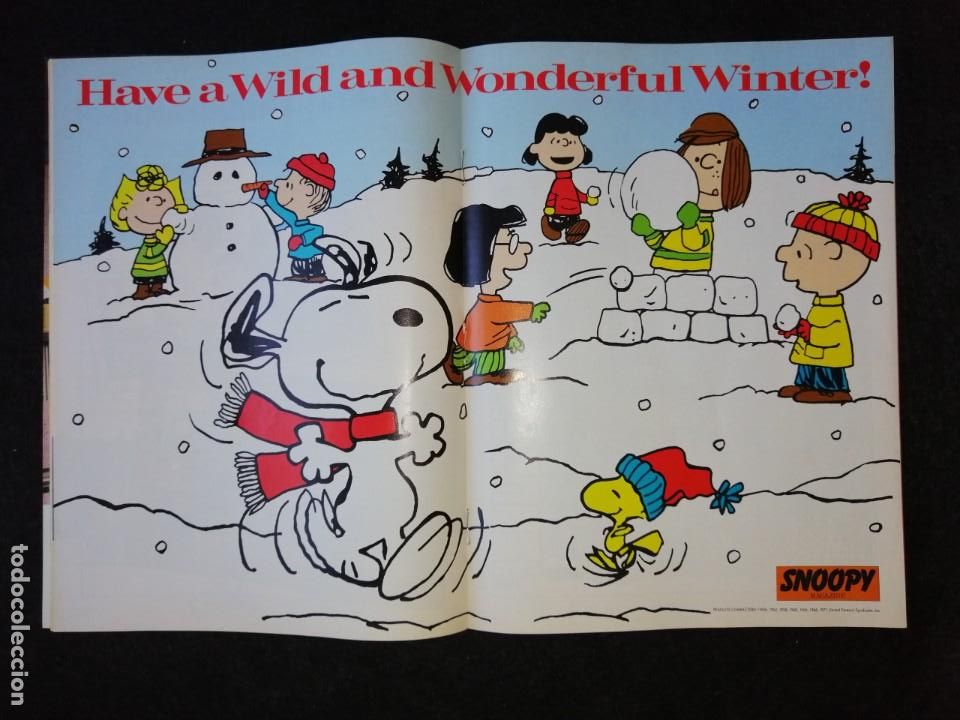 C&oacute;mics: SNOOPY MAGAZINE - WINTER 1990 - INCLUDES POSTER - EN INGL&Eacute;S - Foto 7