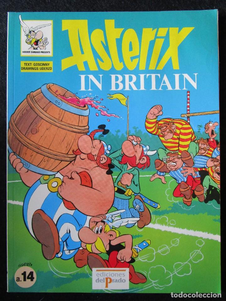 C&oacute;mics: ASTERIX IN BRITAIN a.14 - EDICIONES DEL PRADO 1970 - EN INGL&Eacute;S - Foto 1