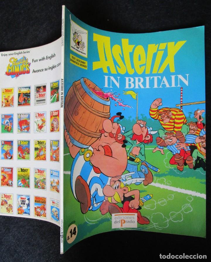 C&oacute;mics: ASTERIX IN BRITAIN a.14 - EDICIONES DEL PRADO 1970 - EN INGL&Eacute;S - Foto 2