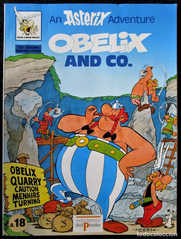 C&oacute;mics: ASTERIX AND CO. a.18 - EDICIONES DEL PRADO 1978 - EN INGL&Eacute;S - Foto 1