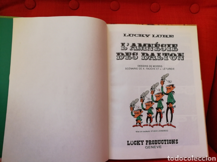 Cómics: LUCKY LUKE : LAMNÈSIE DES DALTON. EN FRANCÉS BUEN ESTADO - Foto 4 - 196770342