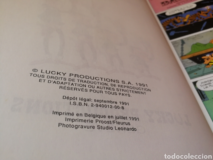 Cómics: LUCKY LUKE : LAMNÈSIE DES DALTON. EN FRANCÉS BUEN ESTADO - Foto 8 - 196770342