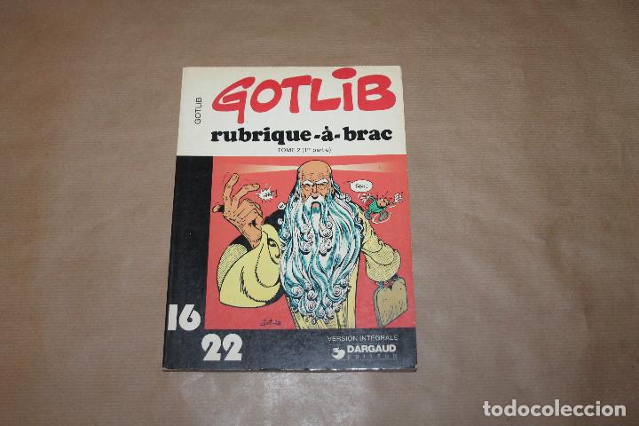 C&oacute;mics: GOTLIB RUBRIQUE-A-BRAC, DARGAUD EDITEURS, EN FRANC&Eacute;S - Foto 1