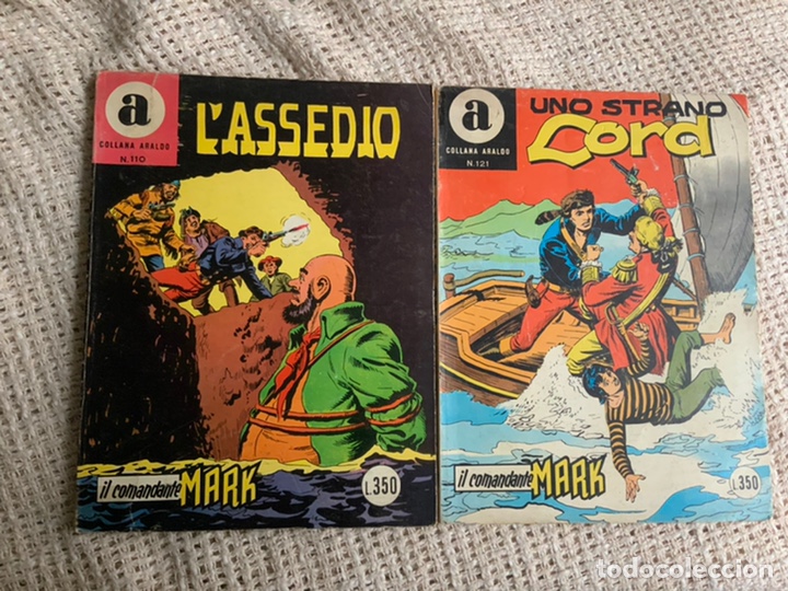 C&oacute;mics: IL COMANDANTE MARK , COLLANA ARALDO N&ordm; 110 Y 121 ( edicion en italiano )