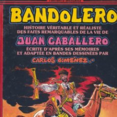 Cómics: BANDOLERO. CARLOS GIMÉNEZ. DARGAUD, 1989. Lote 210147945