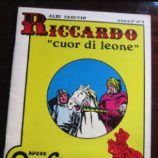 Cómics: RICCARDO COUR DI LEONE. NADIR QUINTO. ALBI VESUVIO ANNO 2 Nº 3 1974. EN ITALIANO MBE. Lote 217046565