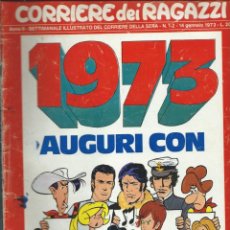 Cómics: CORRIERE DEI RAGAZZI ESPECIAL 1973 ITALIA. Lote 220667006