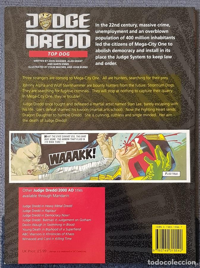 C&oacute;mics: 2000 AD - Judge Dread: Top Dog (IPC, 1993) - Foto 2