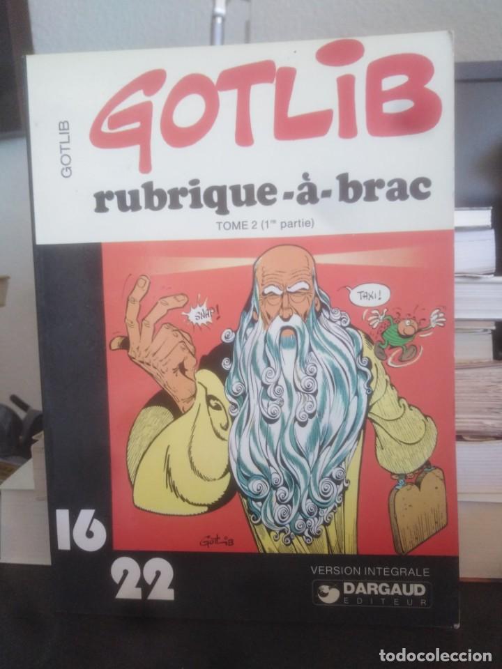 C&oacute;mics: GOTLIB - RUBRIQUE-A-BRAC - TOME 2 - 1&deg; PARTIE - DARGAUD - EN FRANC&Eacute;S - Foto 1