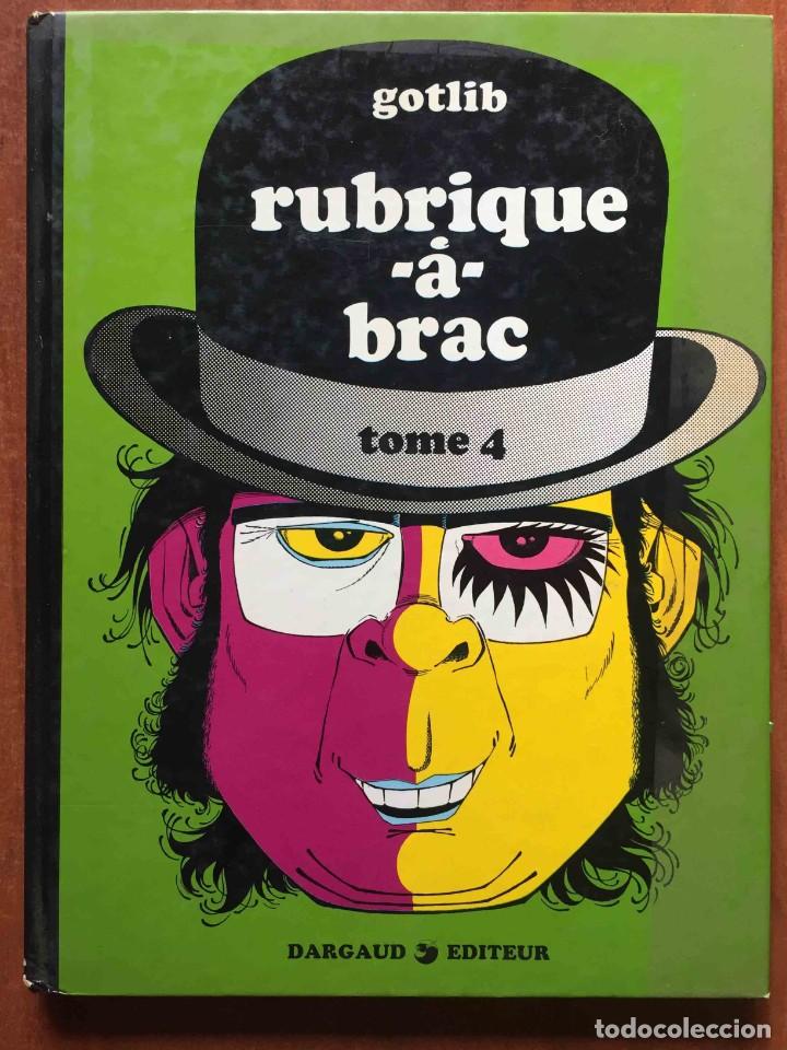 C&oacute;mics: RUBRIQUE-A-BRAC. TOMO 4. GOTLIB. DARGAUD EDITEUR. FRANC&Eacute;S - Foto 1