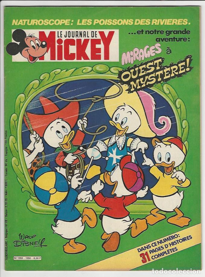C&oacute;mics: Edi monde. Le journal de Mickey. 1550. - Foto 1