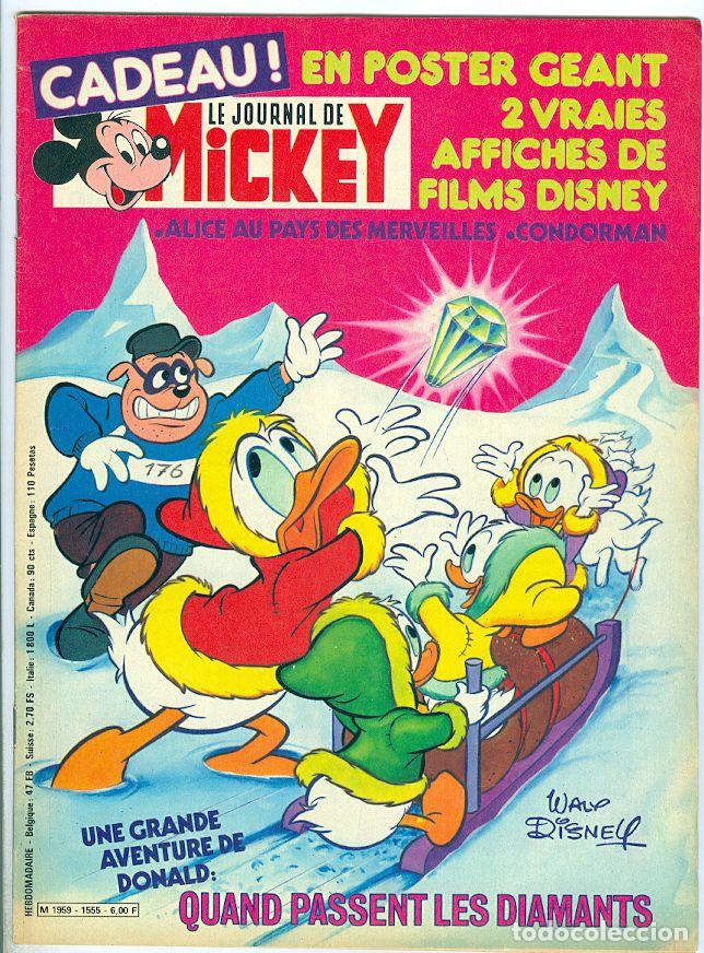 C&oacute;mics: Edi monde. Le journal de Mickey. 1555. - Foto 1